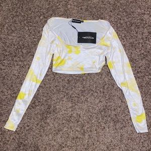 Long sleeve crop top